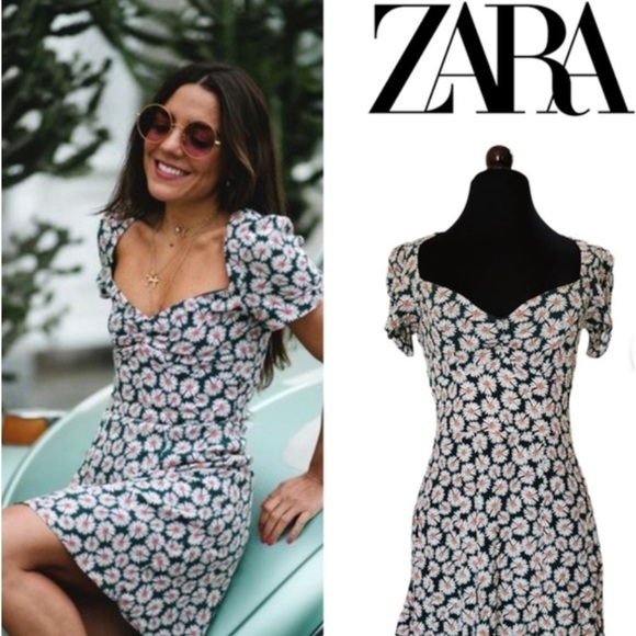 ⚡️Zara trafalluc collection size XS margaritas mini dress - Picture 2 of 9